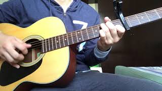 Bruno Major  Easily  Fingerstyle Guitar [upl. by Smoot]