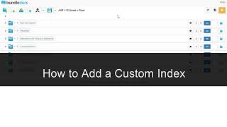 How To Add A Custom Index to a Bundle [upl. by Cavuoto]