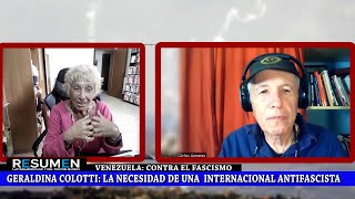 Geraldina Colotti la necesidad de una Internacional antifascista [upl. by Adyahs]