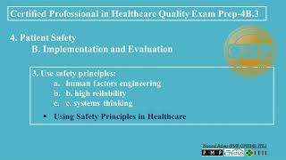 Certified Professional in Healthcare Quality Exam Prep4B3 [upl. by Tiffi]