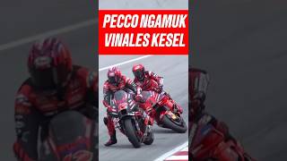 PECCO NGAMUK VINALES KESAL peccobagnaia vinales solidaritygp motogp peccovsmartin [upl. by Rohpotsirhc]