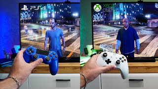 GTA 5  Graphics and Performance Comparison  PS4 Slim Vs Xbox One S [upl. by Juliet]