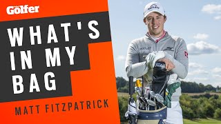 Matt Fitzpatrick Whats in my golf bag  A deep dive into his new driver and more [upl. by Kerekes]