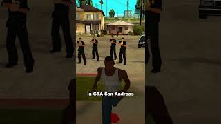 HOW DO THE COPS REACT IF YOU SAVE THE GAME IN GTA GAMES [upl. by Grew]