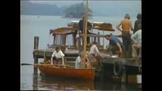 Swallows and Amazons being filmed at Bowness on Windermere 1973 [upl. by Lienet]