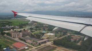 Thai AirAsiaSmooth Landing At Mae Fah Luang Chiang Rai Airport [upl. by Octavian]