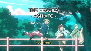 The Peggies  Ashiato  Footprints My Hero Academia S5 Ed 1 karaoke instrumental with lyric [upl. by Htiekram]