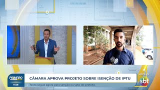 Câmara aprova projeto de isenção de IPTU para aposentados em Rio Preto [upl. by Neddra67]