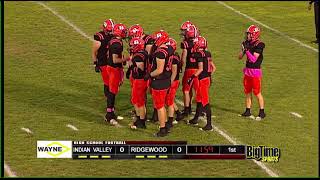 Indian Valley vs Ridgewood  High School Football  Big Time Sports Ohio LIVE [upl. by Eilyak36]