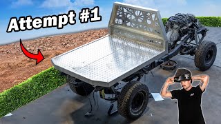 Building An Aluminium Tray for the Hilux 🚨 [upl. by Gnart]