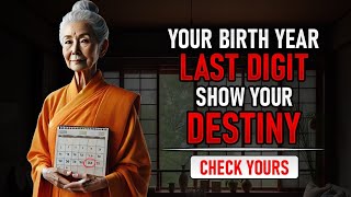 What The Last Digit of Your Birth Year Means Youll Be SHOCKED  Buddhism Teaching [upl. by Anomahs]