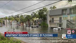 Clearwater Apartment residents stunned by flooding [upl. by Yenffad]