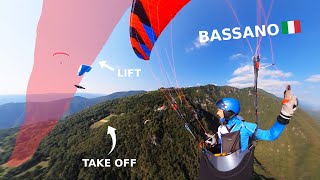 Paragliding Bassano Italy 🇮🇹 XC Flight  Thermalling  Voice Commentary [upl. by Minnie568]