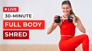 30Minute Full Body Shred Workout [upl. by Aisatnaf103]