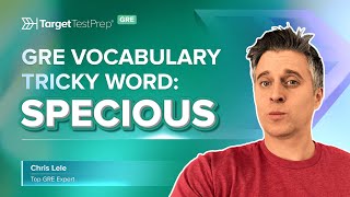 GRE Vocabulary Tricky Words Series 📗 Specious [upl. by Cha369]