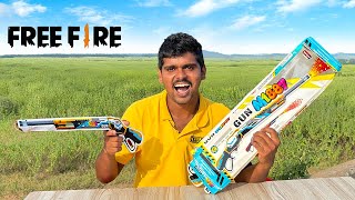 Free Fire M1887 Gun Bursting 💥🔥 Telugu Experiments [upl. by Natek]