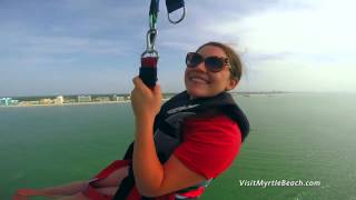 Parasail With Ocean Watersports  Myrtle Beach SC [upl. by Alimak201]