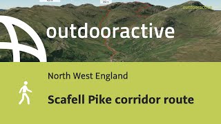 hike in North West England Scafell Pike corridor route [upl. by Edak303]