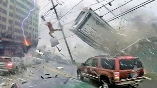 China is Paralyzed Typhoon Bebinca hit Shanghai wind 250 kmh blows away houses and cars [upl. by Olegnaleahcim244]