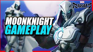 GAMEPLAY EXCLUSIVE DE MOONKNIGHT NEW DUELIST ► MARVEL RIVALS REACT amp ANALYSE [upl. by Dilahk]