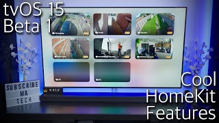 Cool New tvOS 15 Homekit features [upl. by Ahsikym]