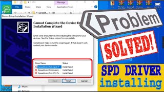 spd driver install failed  Spreadtrum USB Serial driver install problem solve [upl. by Fritzie]