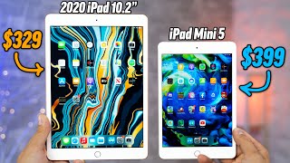 2020 iPad 102inch vs iPad Mini 5  Best Budget iPad 🤔 [upl. by Laurice]