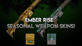 NEW Operation Ember Rise Seasonal Weapon Skins TTS  Console Diamond  Rainbow Six Siege [upl. by Roxie]