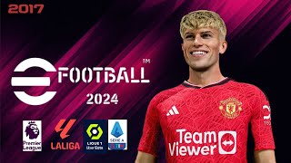 PES 2017 PATCH 2024 PC [upl. by Ahtilat]