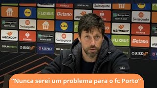 Vítor Bruno depois do anderlecht vs fc Porto nunca serei um problema para o clube [upl. by Odanref]