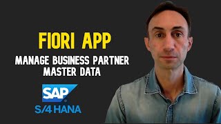 How to navigate in the FIORI App Manage Business Partner Master Data SAP S4 HANA [upl. by Chadd]