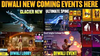 😍 BGMI Biggest Event Coming In Diwali  New Glacier Coming M762  AKM Upgrade Skin Free \A10 RP Free [upl. by Gaige]