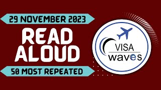 PTE Read Aloud  NOV 2023  Most Repeated [upl. by Ordisi182]