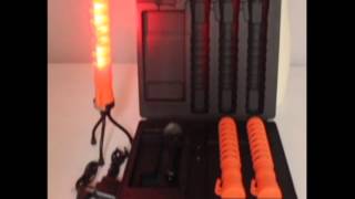 UAWLED Baton Road Flare Rechargeable Kit Red LEDs [upl. by Ellitnahc]