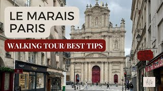 Walking Tour Le Marais Paris Things to Do amp Places to Eat in Le Marais Best Restaurants Le Marais [upl. by Alohs]