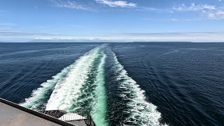 Ferry Ride Tsawwassen Vancouver to Swartz Bay Victoria [upl. by Adnylem]