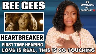 SINGER REACTS  FIRST TIME HEARING BEE GEES  Heartbreaker REACTION😱 [upl. by Emelina632]