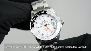 Davosa Ternos GMT Black amp White 16157115 Limited edition Preowned [upl. by Prudi741]