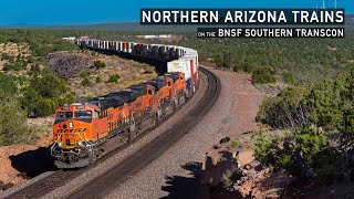 Extreme BNSF Trains in Northern Arizona  Part 1 [upl. by Schargel]