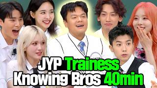 Knowing Bros quotI Really Wanted to Get Into JYPquot Compilation of Stories From JYP Trainees 💖 [upl. by Hurwit326]