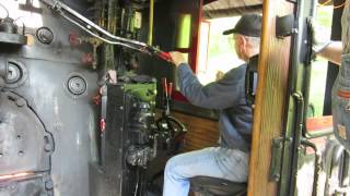 Southern Steam Locomotive 4501 Cab Ride Tennessee Valley Railroad Museum 672015 [upl. by Aynor]