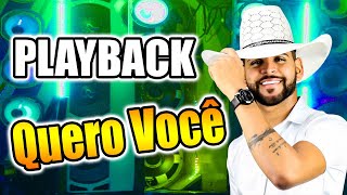 PLAYBACK  QUERO VOCE  GUILHERME SILVA [upl. by Hsiri]