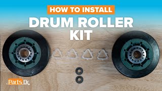 Drum Roller Kit 349241T Replacement Guide Fix Your Noisy Dryer Whirlpool Maytag Kenmore amp More [upl. by Laram]