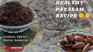 😋😋Creamy Badam Milk Payasam with Nutritious Ragi SemiyaEasy Dessert Recipe samayal cooking love [upl. by Cown918]