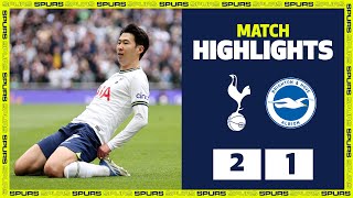 SPURS 21 BRIGHTON  HIGHLIGHTS  HeungMin Son scores 100th Premier League goal [upl. by Nade307]