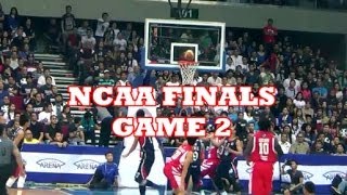 NCAA finals Letran Knights wins game 2 [upl. by Elleinad]