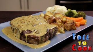 How to Cook Creamy Pepper Sauce for a Scotch Fillet Steak Sauce au Poivre [upl. by Root]