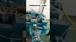 pembuatan paku machine nailmaking metals Staple nails [upl. by Ereynihc]