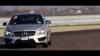 Mercedes CLA 45 AMG Track Test Drive amp SOUND [upl. by Verile514]