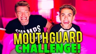 MOUTH GUARD CHALLENGE W COLLINS KEY [upl. by Annaihr566]